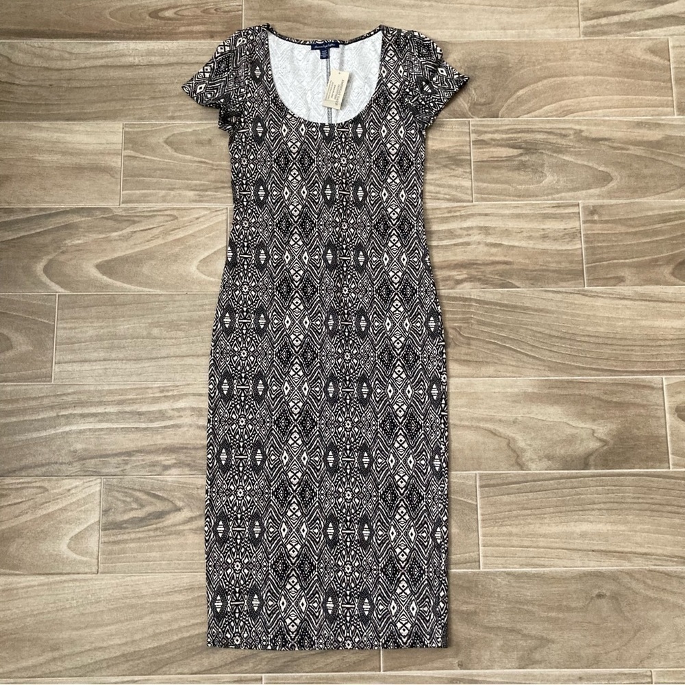 New American Eagle Outfitters Aztec Print Sheath Dress